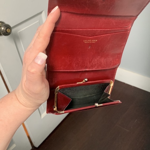 Authentic Celine vintage wallet with kisslock - Picture 9 of 16